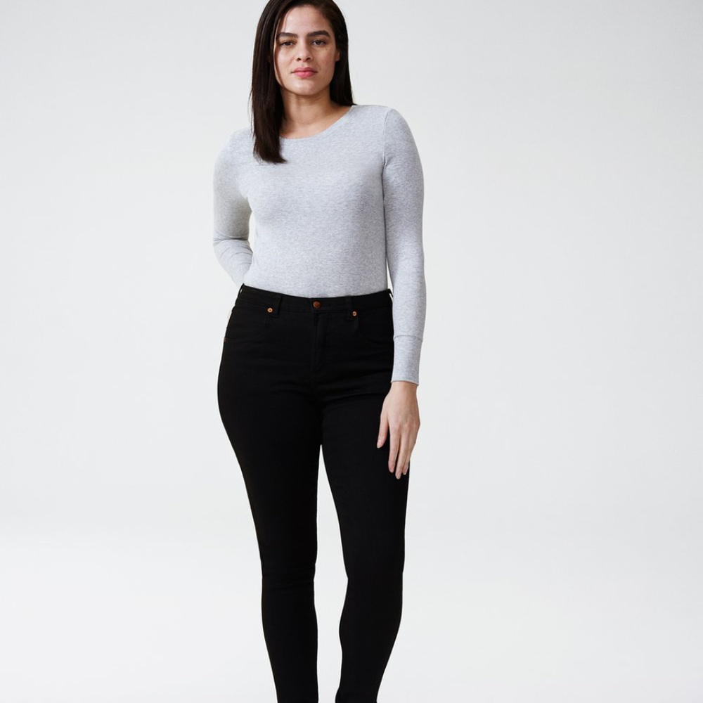 Universal Standard Black Skinny Jeans, size 10